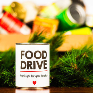 holiday canned food drive