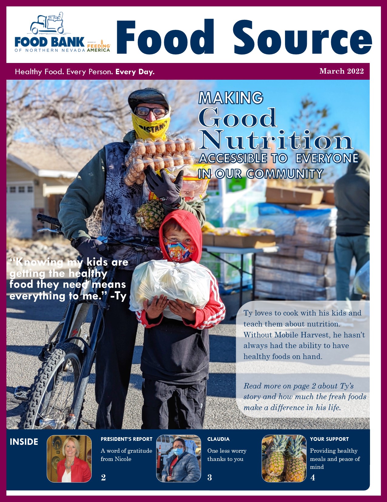 Boletín de noticias de marzo de 2022 de Food Source | Food Bank of Northern Nevada