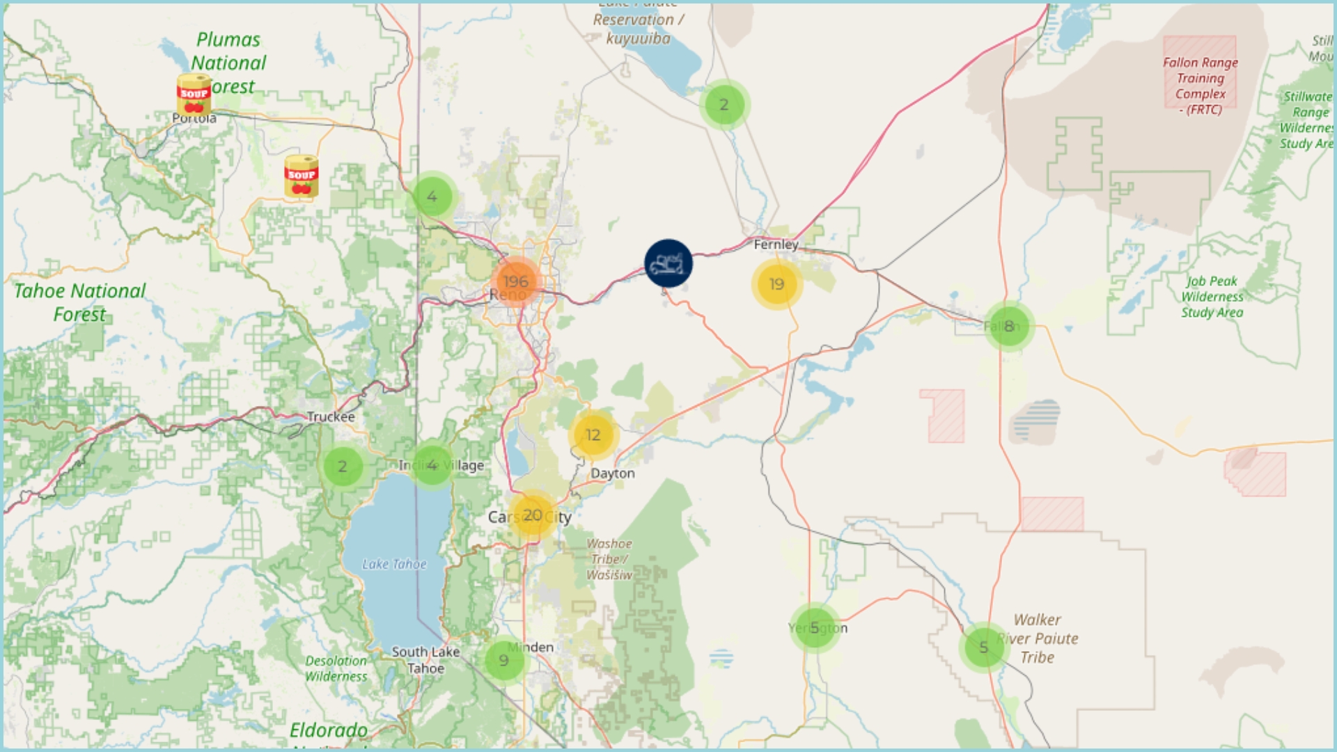 Food Bank and Partner Distribution Locator